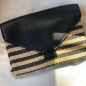 New Loeffler Randall Stripe Clutch